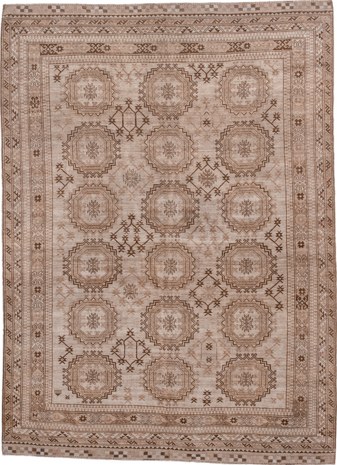 Antique Afghan Area Rug (7' x 10')